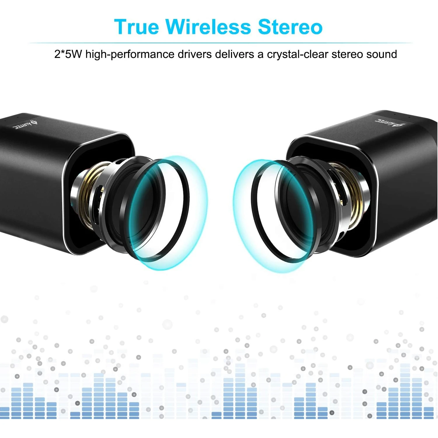 Double Enceinte Bluetooth Puissante 5 Double Enceinte Bluetooth Puissante – Image 3