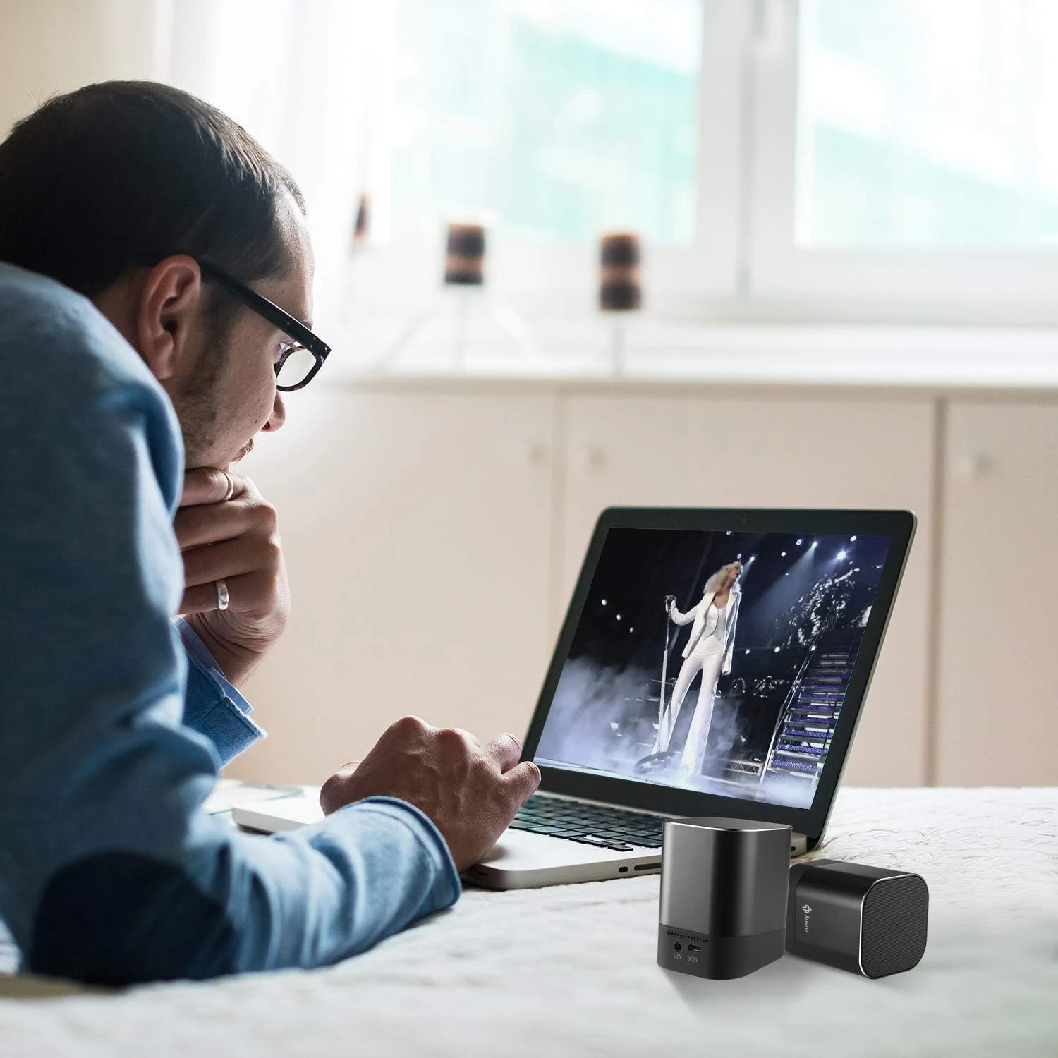 Double Enceinte Bluetooth Puissante 6 Double Enceinte Bluetooth Puissante – Image 4