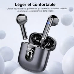 Écouteur Bluetooth Avec Microphone -Monde Electronique Ecouteur Bluetooth Avec Microphone leger et confortable
