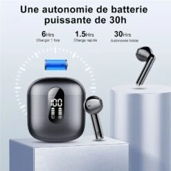 Écouteur Bluetooth Avec Microphone -Monde Electronique Ecouteur Bluetooth Avec Microphone sans fil