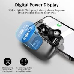 Écouteurs Bluetooth Sans Fil Noir -Monde Electronique Ecouteur Bluetooth Sans Fil Noir longue autonomie