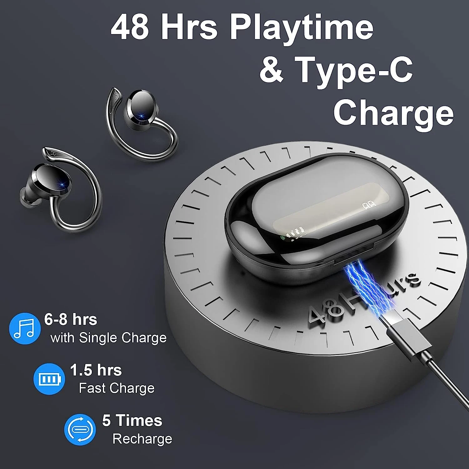 Écouteur Bluetooth Sans Fil Sport 4 Écouteur Bluetooth Sans Fil Sport – Image 2