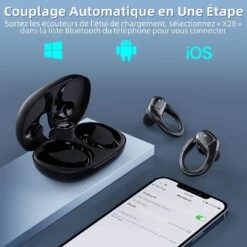Écouteurs Bluetooth Sport Réduction Bruit -Monde Electronique Ecouteur Bluetooth Sport Reduction Bruit sans fil
