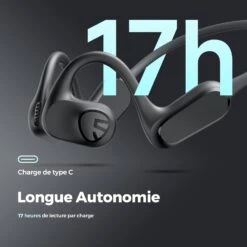 Écouteur Sans Fil À Conduction -Monde Electronique Ecouteur Sans Fil A Conduction autonomie