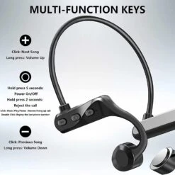 Écouteur Sans Fil Autour Du Cou -Monde Electronique Ecouteur Sans Fil Autour Du Cou multi fonction