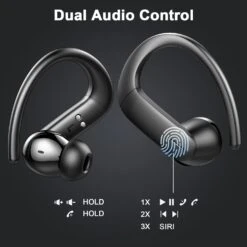 Écouteurs Sans Fil Avec Crochet 11 Écouteurs Sans Fil Avec Crochet -Monde Electronique Ecouteur Sans Fil Avec Crochet dual audio