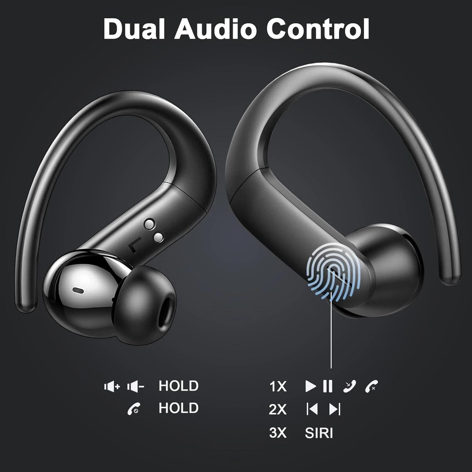 Écouteurs Sans Fil Avec Crochet 5 Écouteurs Sans Fil Avec Crochet – Image 3