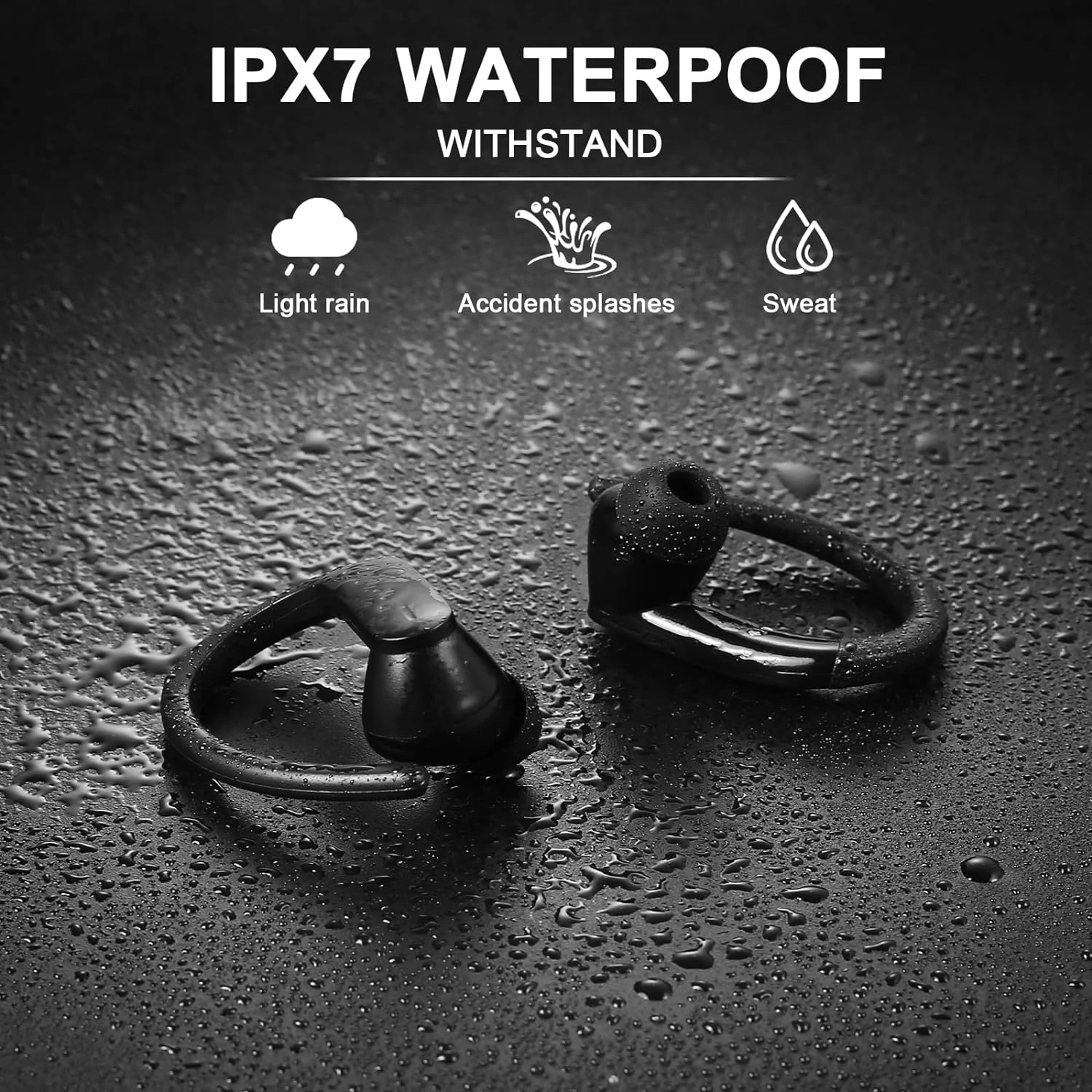 Écouteurs Sans Fil Avec Crochet 6 Écouteurs Sans Fil Avec Crochet – Image 4