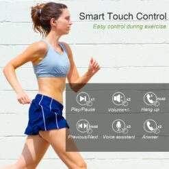 Écouteur Sans Fil Longue Durée -Monde Electronique Ecouteur Sans Fil Longue Duree touche intelligent