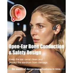 Écouteurs Sans Fil Sport Conduction Osseuse -Monde Electronique Ecouteur Sans Fil Sport Conduction Osseuse hi fi