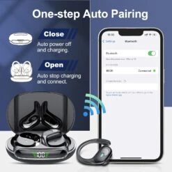 Écouteurs Wireless Sport BT 5.3 -Monde Electronique Ecouteur Wireless Sport auto pairing