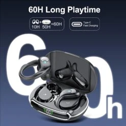 Écouteurs Wireless Sport BT 5.3 -Monde Electronique Ecouteur Wireless Sport longue duree