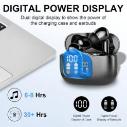 Écouteurs Sans Fil Écran -Monde Electronique Ecouteurs Sans Fil Ecran digital