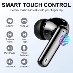 Écouteurs Sans Fil Écran -Monde Electronique Ecouteurs Sans Fil Ecran smart touch