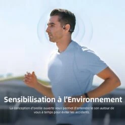 Écouteurs Sans Fil Osseux Course À Pied -Monde Electronique Ecouteurs Sans Fil Osseux Course A Pied ecouteurs