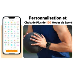 Montre Connectée Téléphone Bluetooth -Monde Electronique Elite Ear Montre Connectee 100 modes sportifs