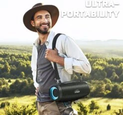 Enceinte Bluetooth 100 Watts Portable -Monde Electronique Enceinte Bluetooth 100 Watts Portable sangle