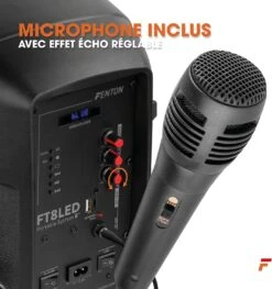 Enceinte Bluetooth 300W -Monde Electronique Enceinte Bluetooth 300W microphone