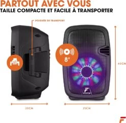 Enceinte Bluetooth 300W -Monde Electronique Enceinte Bluetooth 300W partout avec vous