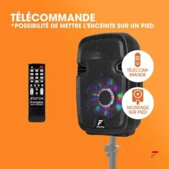 Enceinte Bluetooth 300W -Monde Electronique Enceinte Bluetooth 300W telecommande