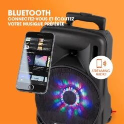 Enceinte Bluetooth De 450 Watts -Monde Electronique Enceinte Bluetooth 450W smartphone