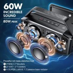 Enceinte Bluetooth Forte Puissance -Monde Electronique Enceinte Bluetooth Forte Puissance 60w