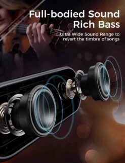 Enceinte Bluetooth Certifiée IPX7 -Monde Electronique Enceinte Bluetooth Forte Puissance basses