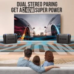 Enceinte Bluetooth Karaoké Avec Micro -Monde Electronique Enceinte Bluetooth Karaoke avec Micro stereo