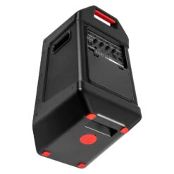 Enceinte Bluetooth La Plus Puissante -Monde Electronique Enceinte Bluetooth La Plus Puissante noir et rouge