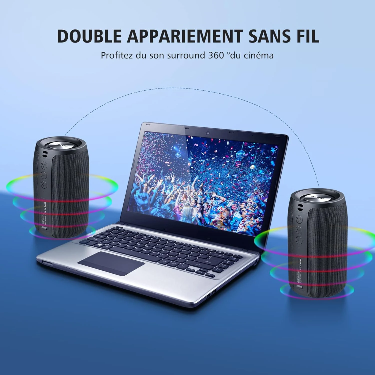 Petite Enceinte Bluetooth Avec Son Puissant 4 Petite Enceinte Bluetooth Avec Son Puissant – Image 2