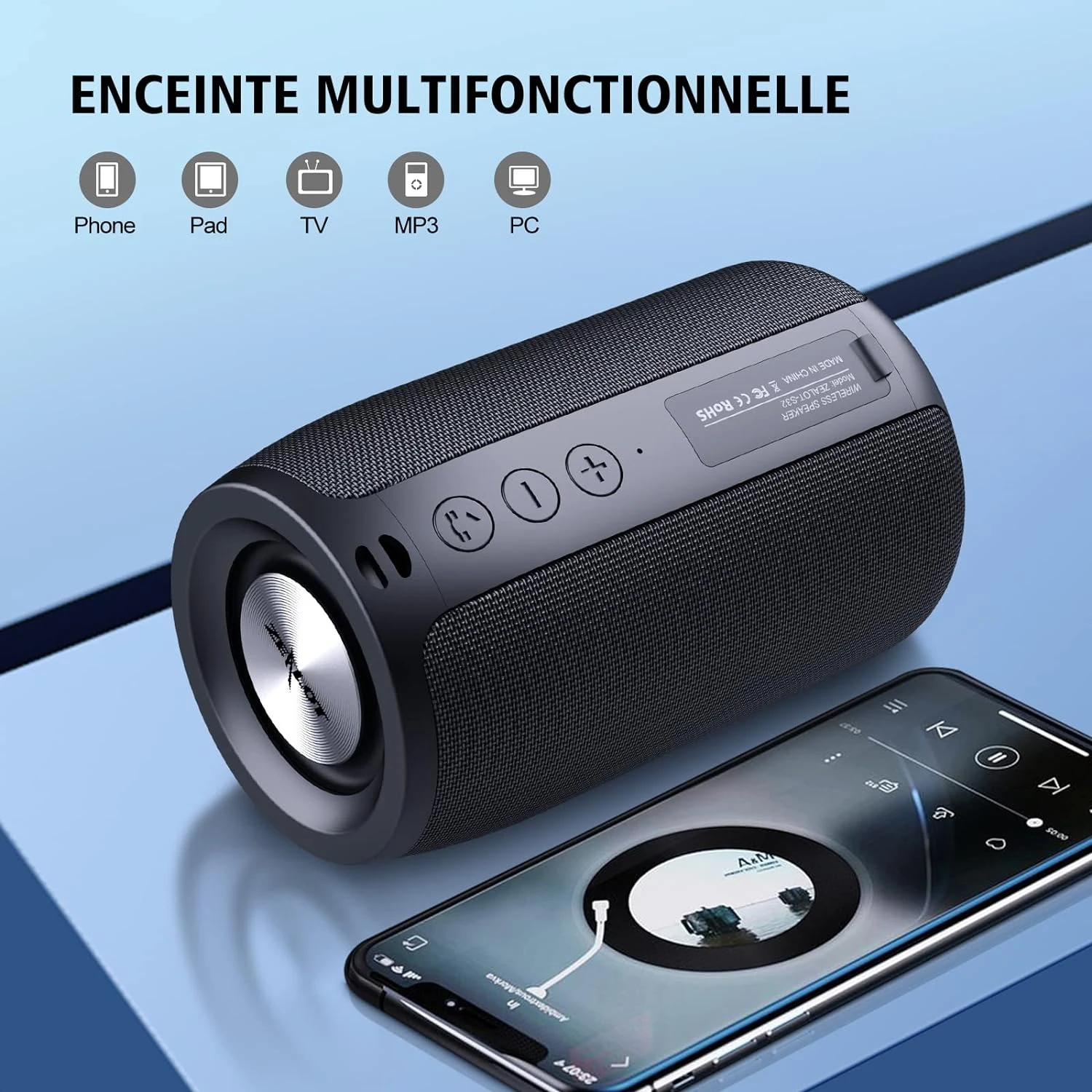 Petite Enceinte Bluetooth Avec Son Puissant 8 Petite Enceinte Bluetooth Avec Son Puissant – Image 6