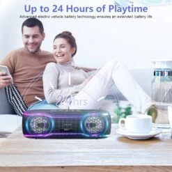 Enceinte Bluetooth Nomade Puissante -Monde Electronique Enceinte Bluetooth Nomade Puissante lumieres