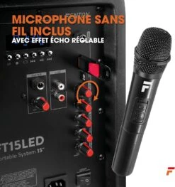 Enceinte Bluetooth De 800 Watts -Monde Electronique Enceinte Bluetooth Portable 800W micro offert