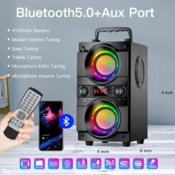 Enceinte Bluetooth Puissante Extérieur -Monde Electronique Enceinte Bluetooth Puissante Exterieur son