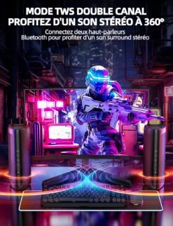 Enceinte Sans Fil Bluetooth Étanche -Monde Electronique Enceinte Bluetooth Puissante Sans Fil chargement usb c