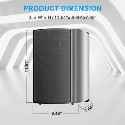 Enceinte Bluetooth Puissante Stéréo -Monde Electronique Enceinte Bluetooth Puissante Stereo dimensions