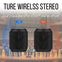 Enceinte Bluetooth Ronde -Monde Electronique Enceinte Bluetooth Ronde true wireless