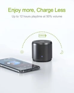 Enceinte Bluetooth Sans Fil Mini -Monde Electronique Enceinte Bluetooth Sans Fil Mini 12 heures