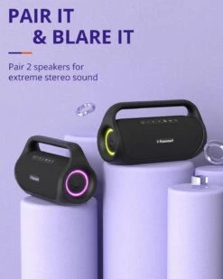 Enceinte Bluetooth Avec Caisson De Basse -Monde Electronique Enceinte Bluetooth avec Caisson de Basse profonde