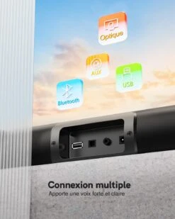 Enceinte Bluetooth Pour TV -Monde Electronique Enceinte Bluetooth pour TV connexion multiple