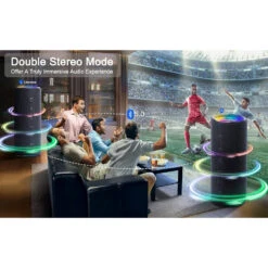 Enceinte Musique Bluetooth -Monde Electronique Enceinte Musique Bluetooth double stereo mode