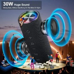 Enceinte Musique Bluetooth -Monde Electronique Enceinte Musique Bluetooth hauts parleurs