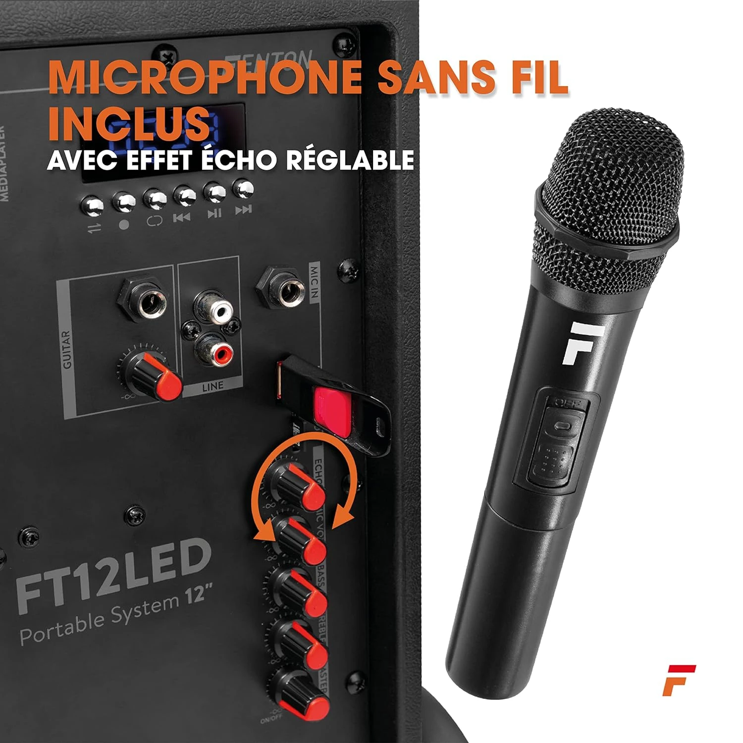 Enceinte Sono Bluetooth Puissante De 700W 8 Enceinte Sono Bluetooth Puissante De 700W – Image 6