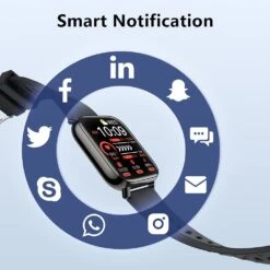 Montre Intelligente Bluetooth -Monde Electronique Geeko Montre Connectee notifications intelligentes