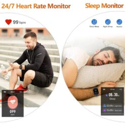 Montre Intelligente Bluetooth -Monde Electronique Geeko Montre Connectee sommeil et sport