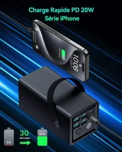 Grande Batterie Externe 50000mAh 12 Grande Batterie Externe 50000mAh -Monde Electronique Grande Batterie Externe 50000mAh charge puissante