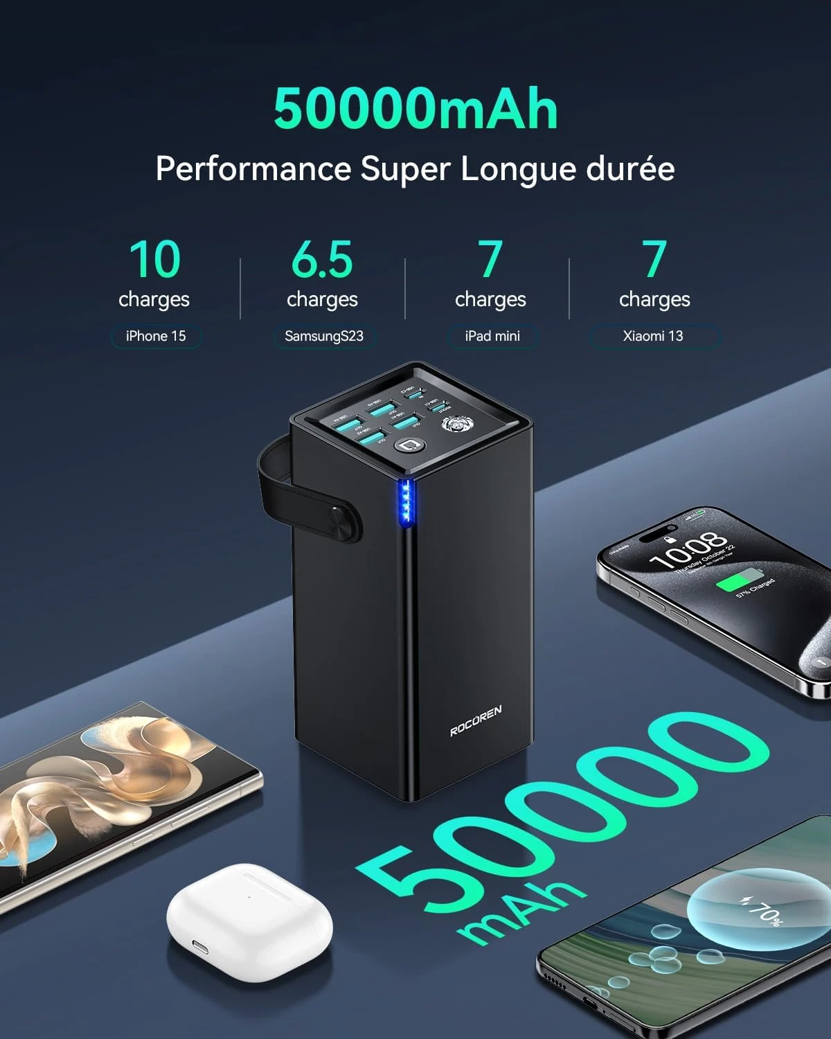 Grande Batterie Externe 50000mAh 4 Grande Batterie Externe 50000mAh – Image 2