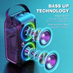 Grande Enceinte Bluetooth Puissante -Monde Electronique Grande Enceinte Bluetooth Puissante bass up