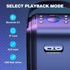 Grande Enceinte Bluetooth Puissante -Monde Electronique Grande Enceinte Bluetooth Puissante options integrees