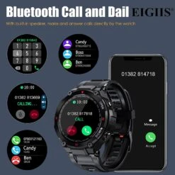 Montre Homme Connectée Grande -Monde Electronique Grosse Montre homme Connectee bluetooth